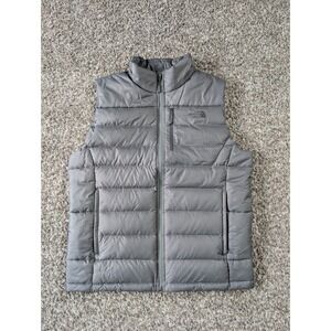 The North Face Mens Aconcagua 550 Down Puffer Vest Grey NF0A2TCD Size Large